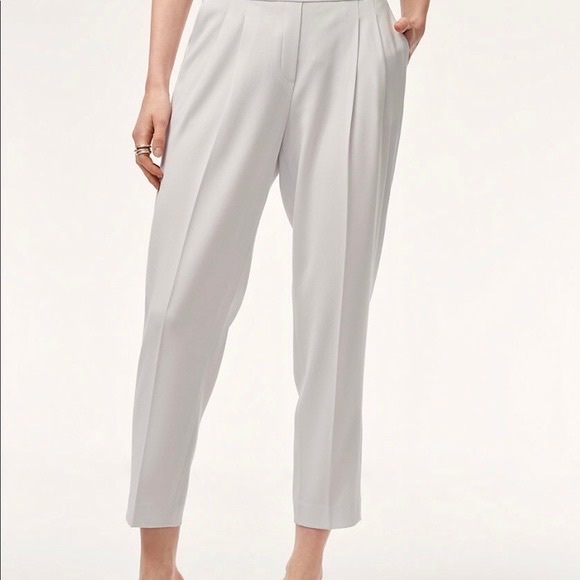 Aritzia (Babaton) Cohen Pant in Sea Salt BNWT Size 6 - Picture 5 of 7